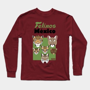 Felinos de Mexico 2 Long Sleeve T-Shirt